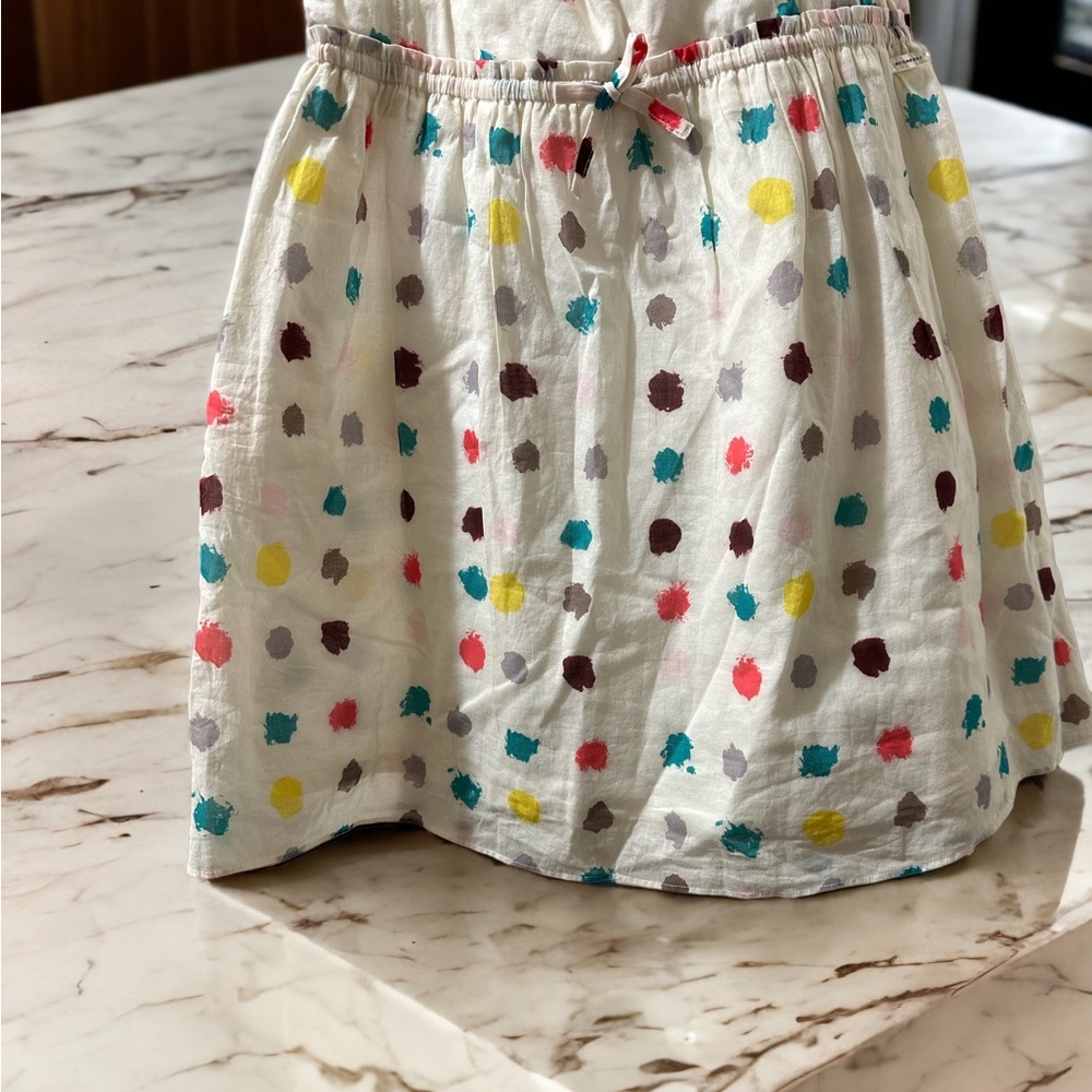 Burberry Maria Dot-Print Drawstring Waist Girl’s Dress Size 8Y - Picture 6 of 10